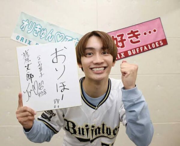 なにわ男子藤原丈一郎は大のオリックスファンで年間シート持ち?甲子園で野球観戦中に映り込みって本当?